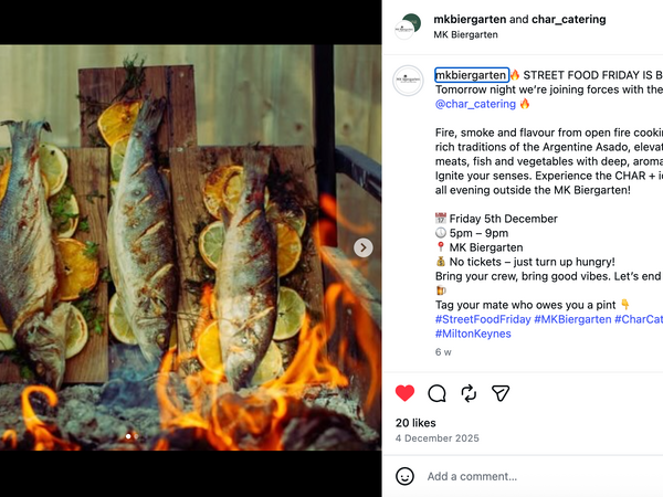 MK Biergarten | Char Catering