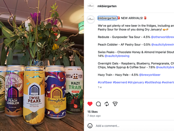 MK Biergarten | New Stock